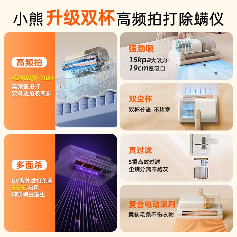 小熊CMY-H03G5除螨仪图片