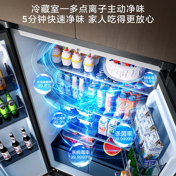 TCL-R510T9-UQS冰箱图片