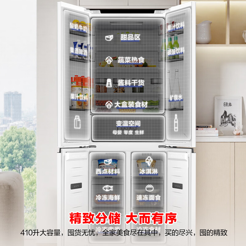 容声BCD-410E30CZGAD冰箱图片