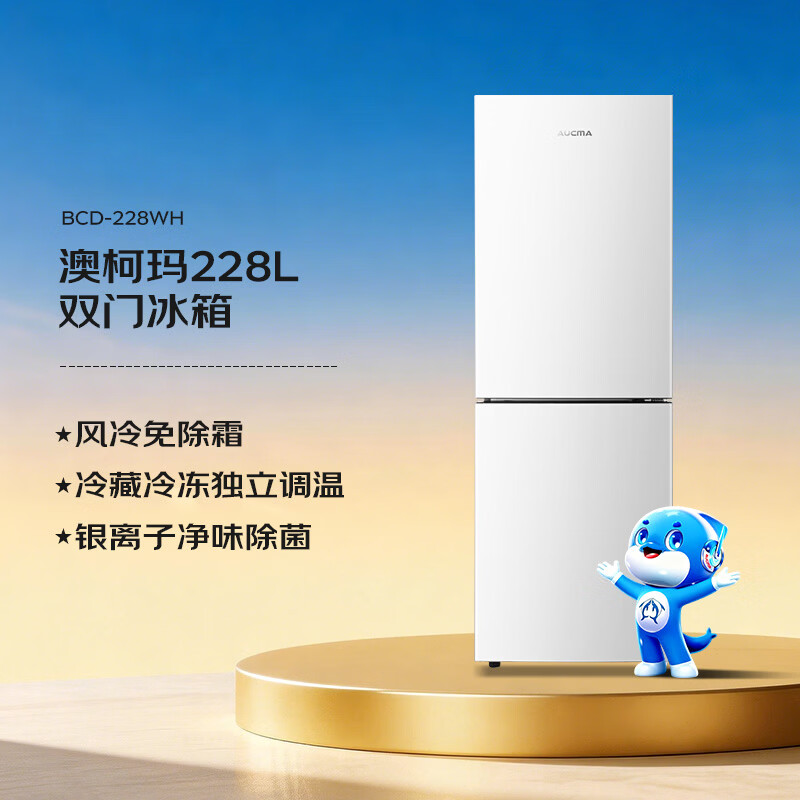澳柯玛BCD-228WH冰箱图片
