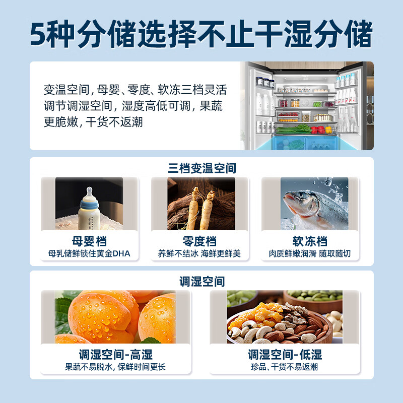 美的BCD-567WUSGPZM(X)冰箱图片