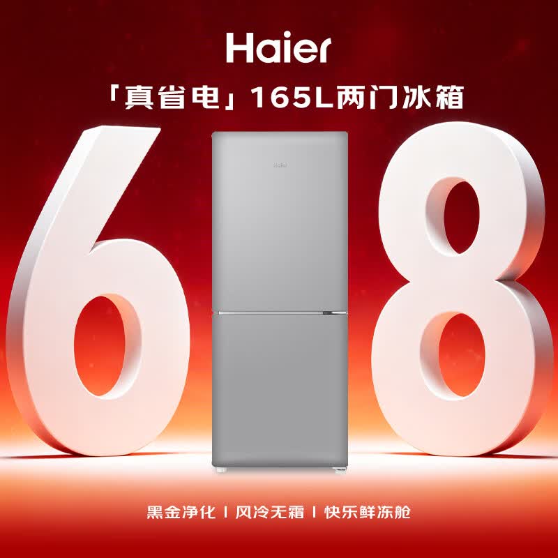 海尔HC2-165WGHC2E9S9冰箱图片