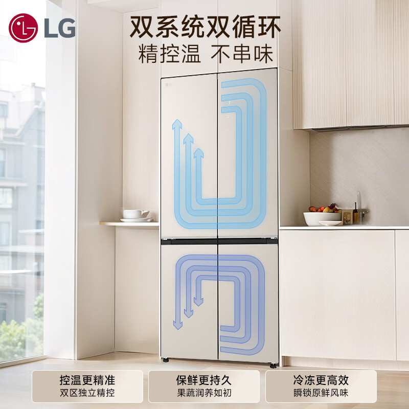 LG-F512GDMBAM冰箱图片