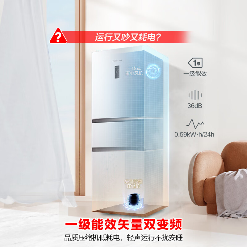 容声BCD-273E20RNLAJ冰箱图片