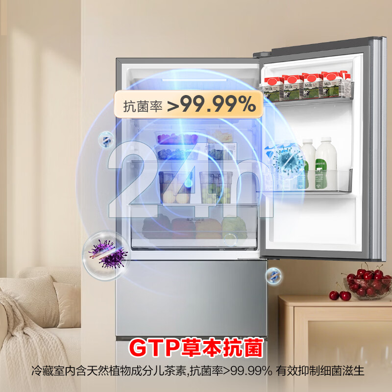 容声BCD-255D20RNLBD冰箱图片
