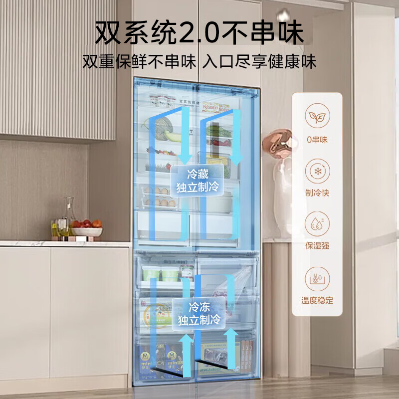 美的BCD-508WUSPZM(E)冰箱图片