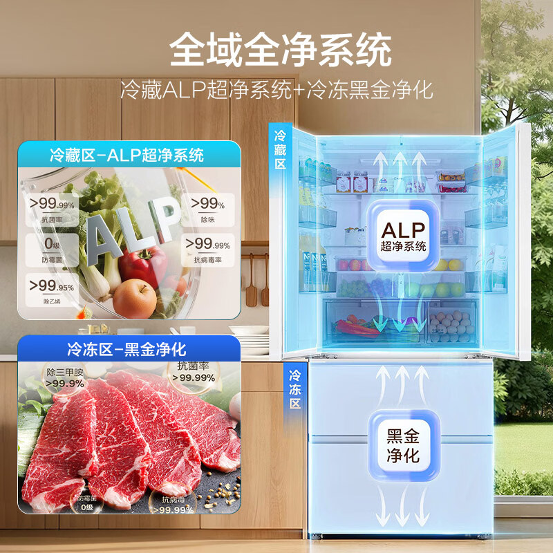 海尔BCD-549WGHFDC9WFU1冰箱图片