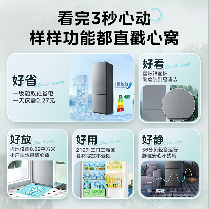华凌HR-228T冰箱图片