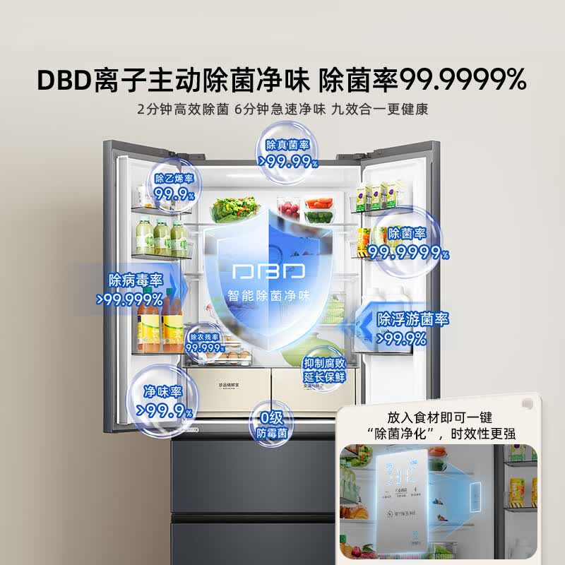 海信BCD-550E5SFQKD冰箱图片