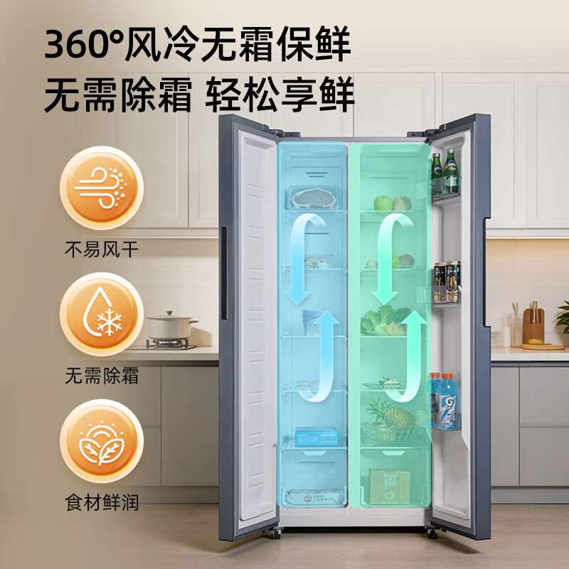 上菱BSE447PWL冰箱图片