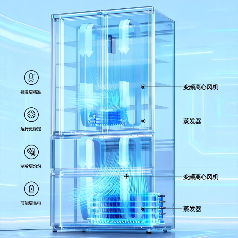 新飞BCD-516WKQS7AT冰箱图片