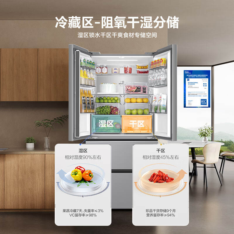 海尔BCD-500WGHFDC4LMU1冰箱图片