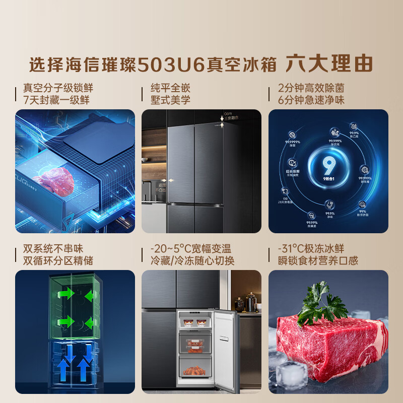 海信TR-503U6CZKQD冰箱图片