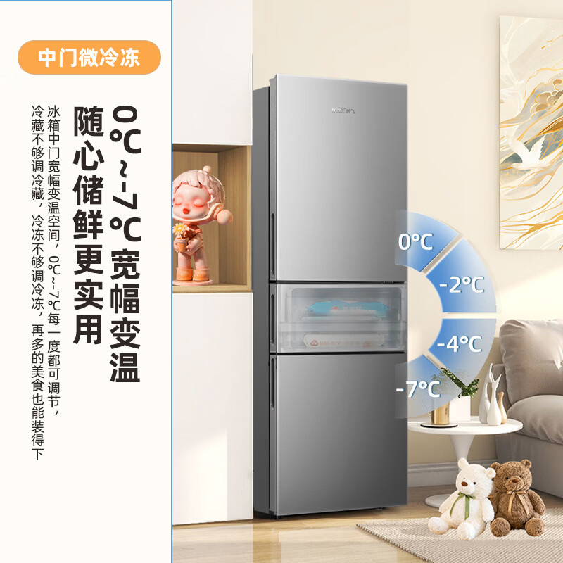 新飞BCD-221WK3DT冰箱图片