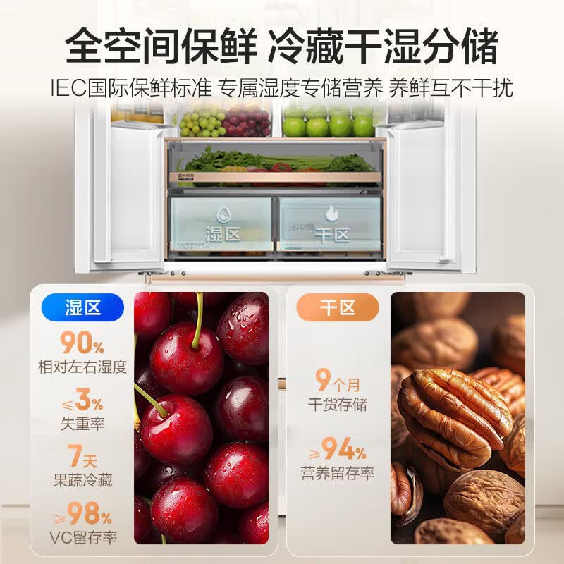 海尔BCD-560WGHFD1BWLU1冰箱图片