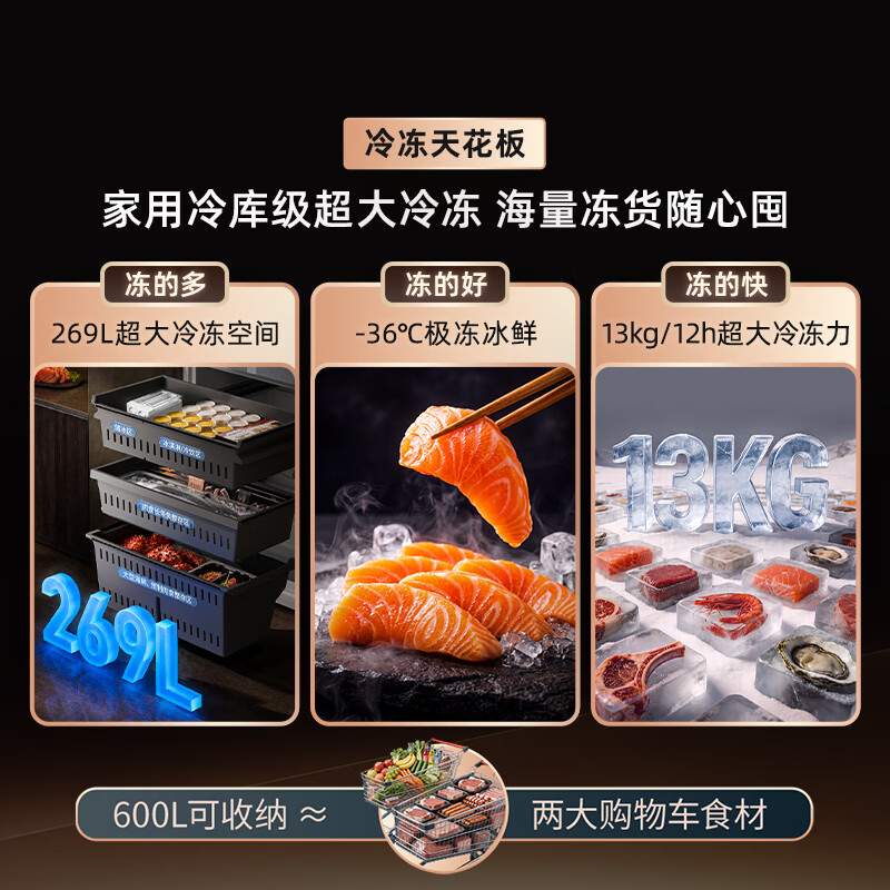 海信TR-600E7SFZKD冰箱图片