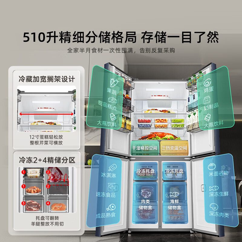 海信BCD-510WMK1DPJ冰箱图片