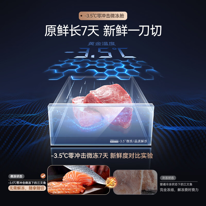 美菱BCD-510WQ7SC冰箱图片