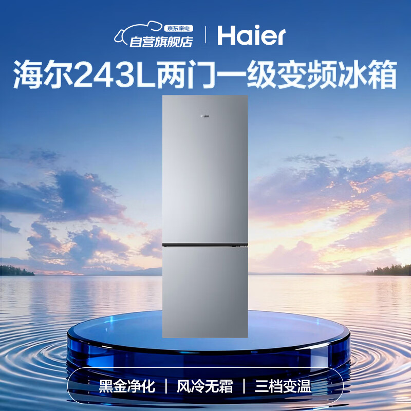 海尔BCD-243WGHC2E7XM冰箱图片