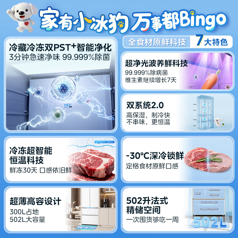 美的MR-530WUFPZE冰箱图片