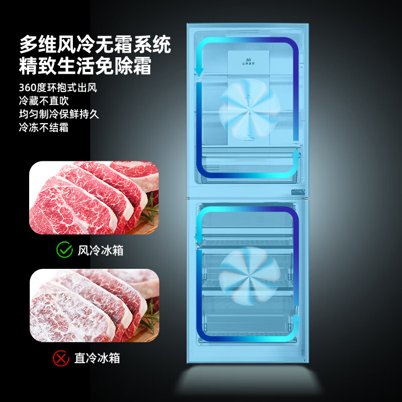 新飞BCD-200WK2DT冰箱图片