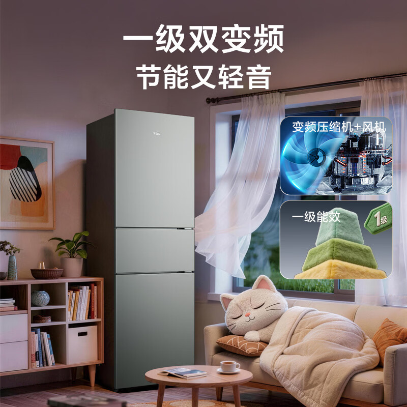 TCL-R258V5-C冰箱图片
