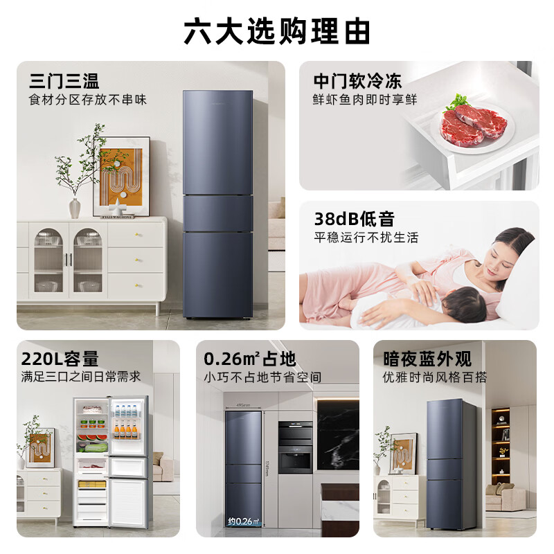 创维BCD-220TJ冰箱图片