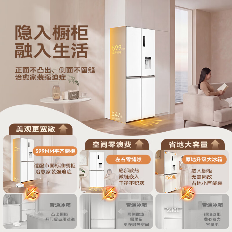 长虹CR-SW460ZA冰箱图片
