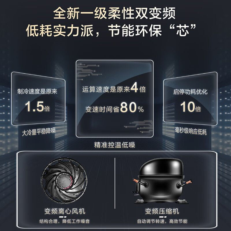 海尔BCD-519WLHSSEDGM冰箱图片