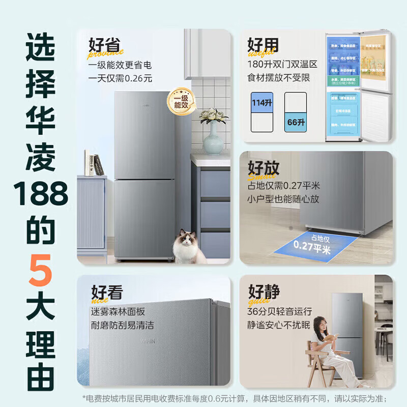 华凌HR-188冰箱图片