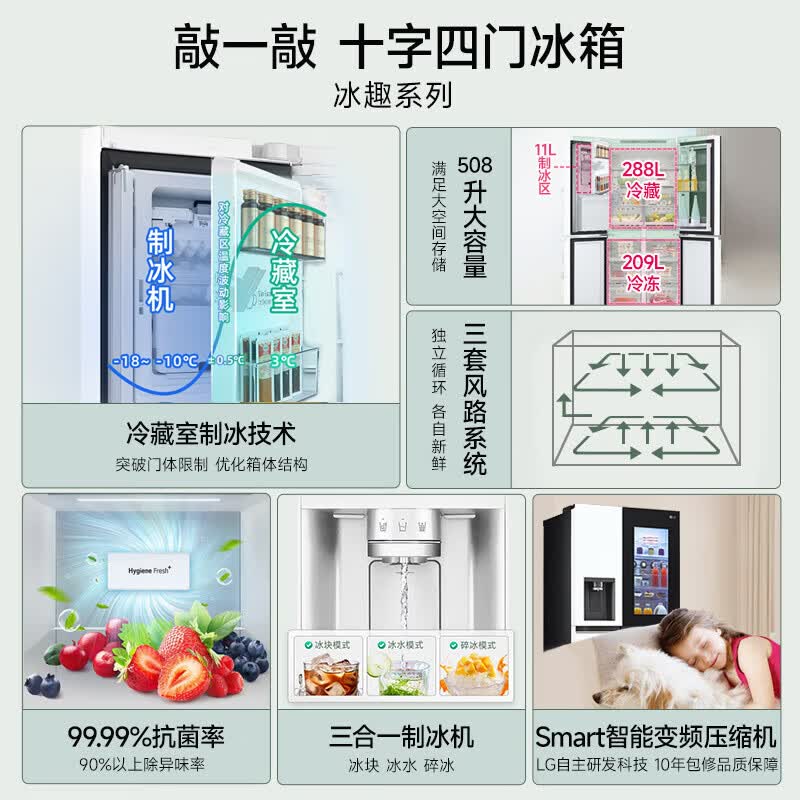 LG-F544MEH85D冰箱图片