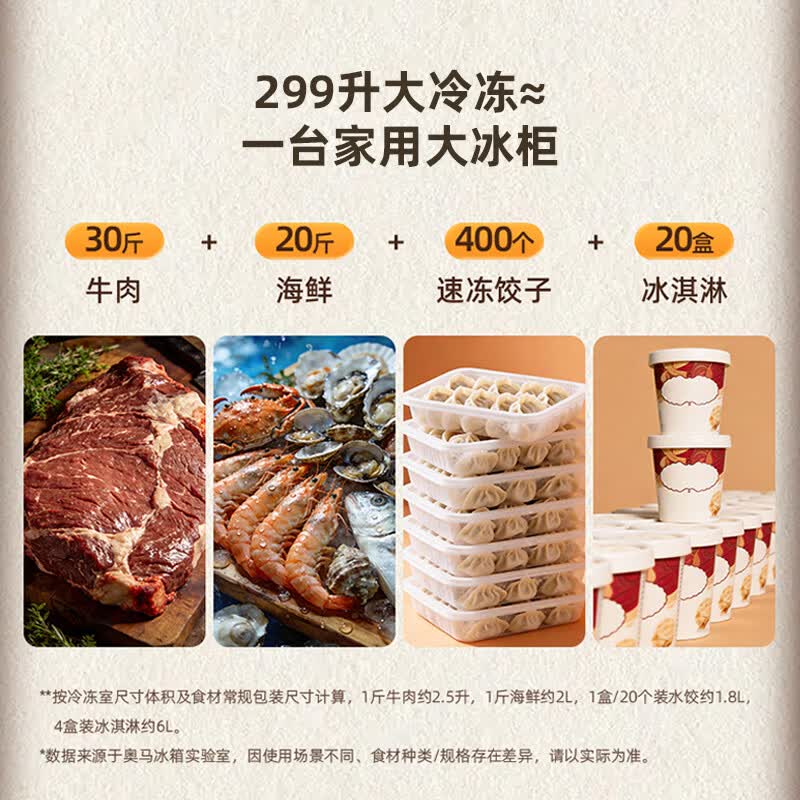 奥马602WKH/B冰箱图片