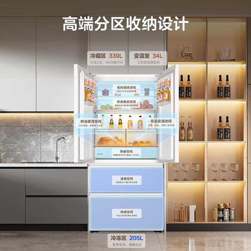 海尔BCD-578WGHFD1BYAU1冰箱图片
