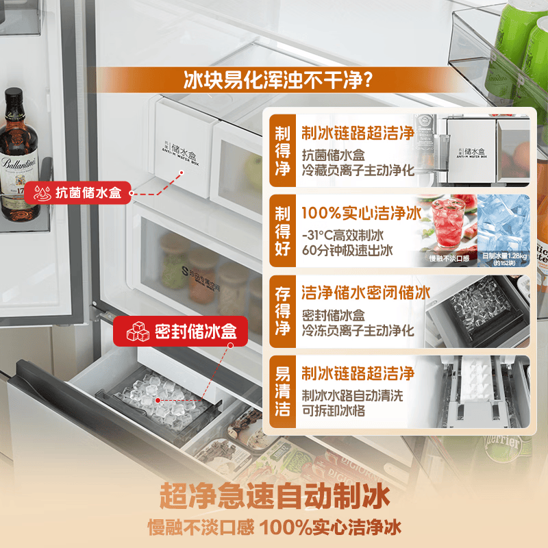 容声BCD-510Q60FZNBD冰箱图片