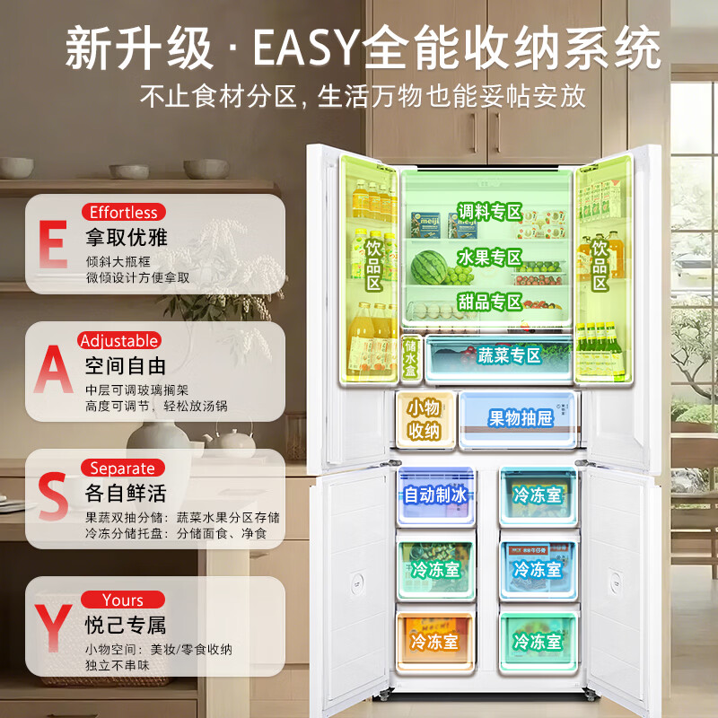 东芝GR-RF529WI-PM1冰箱图片