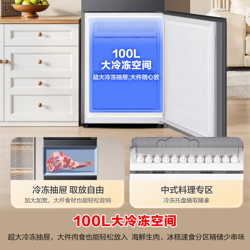 容声BCD-261D20RNLBD冰箱图片