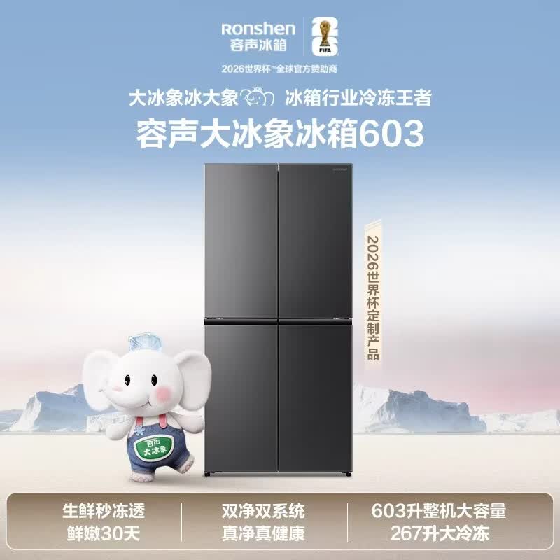 容声BCD-603Q50CZLBD冰箱图片