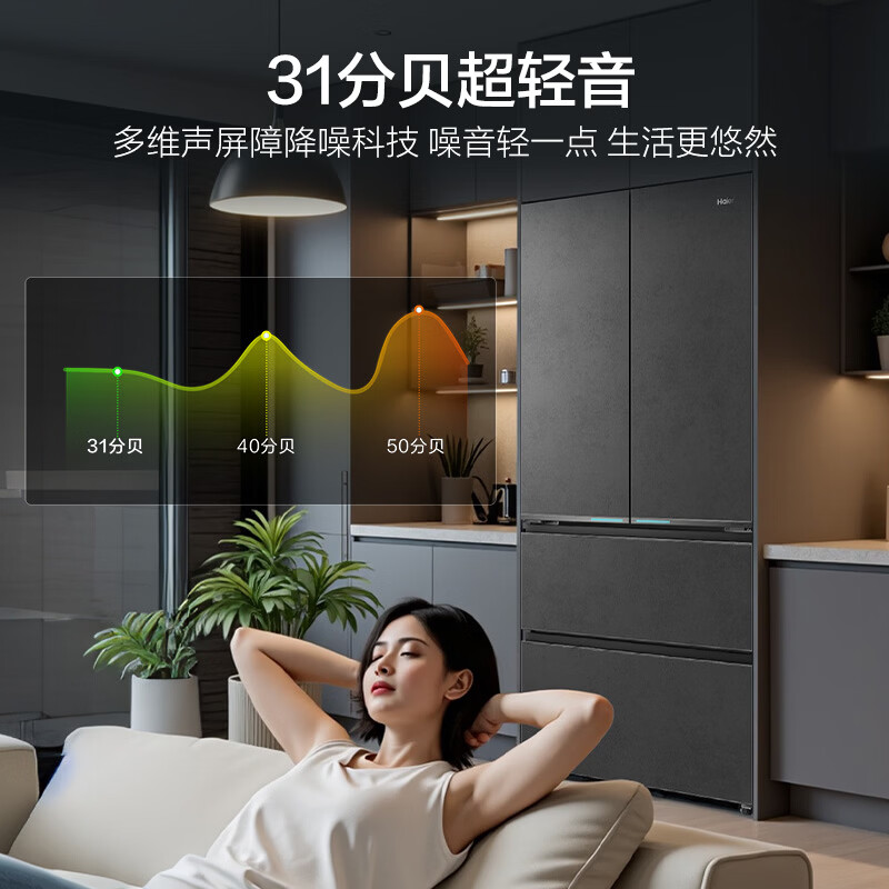 海尔BCD-620WGHFD1BRBU1冰箱图片