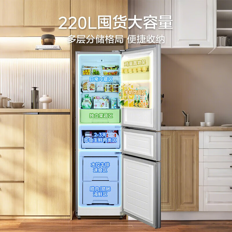 美的BCD-220TM冰箱图片