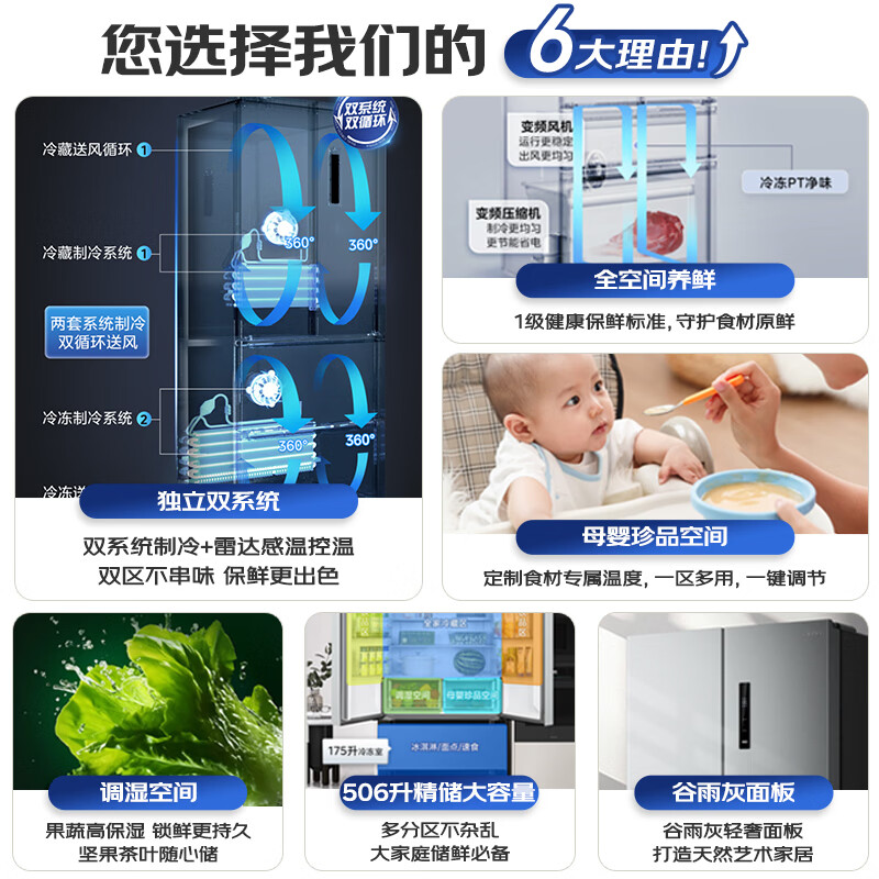 美的MR-532WFPZE冰箱图片