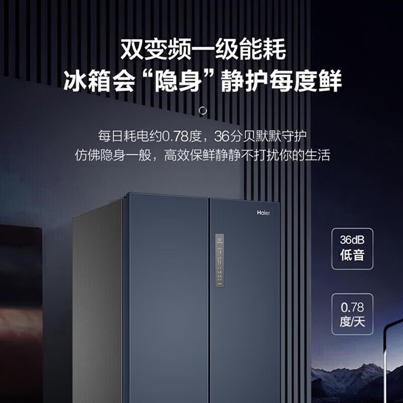 海尔BCD-406WLHTDEDB9冰箱图片