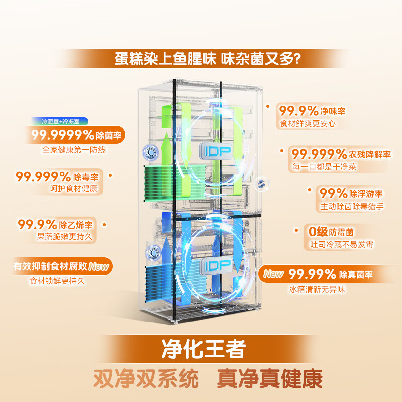 容声BCD-603Q50CZLBD冰箱图片