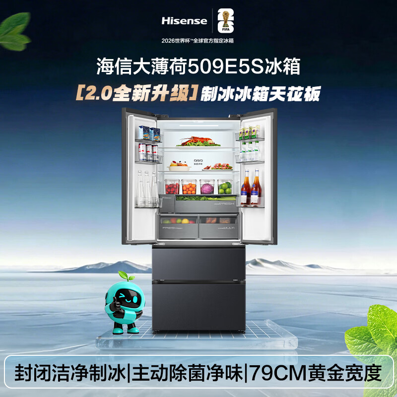 海信BCD-509E5SFZSD冰箱图片