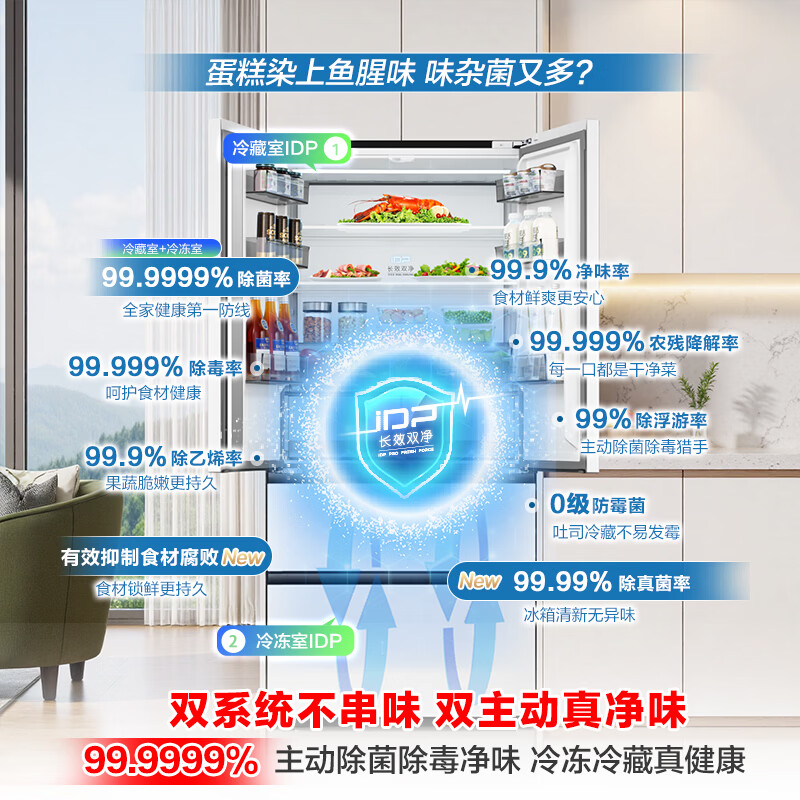 容声BCD-515P60FZMAD冰箱图片