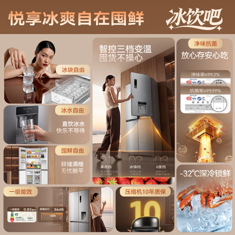 长虹CR-SW460A冰箱图片