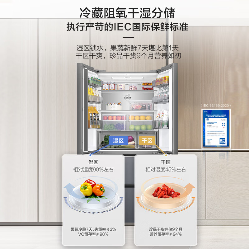 海尔BCD-550WGHFD1CLJU1冰箱图片