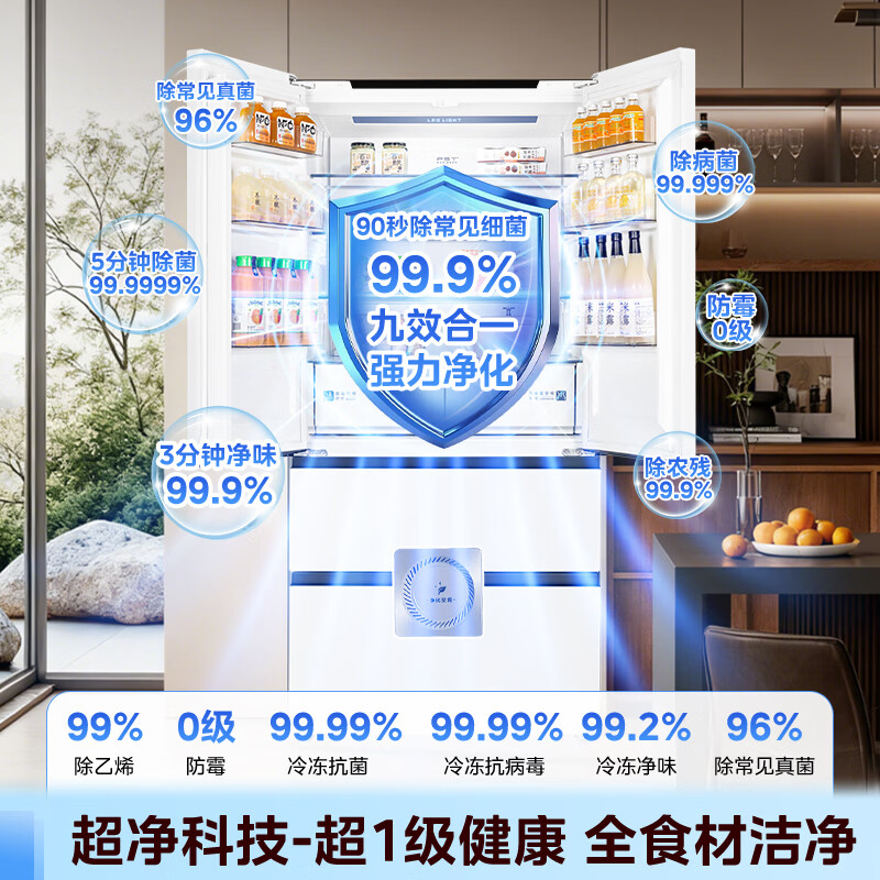 美的MR-628WUFPZE冰箱图片