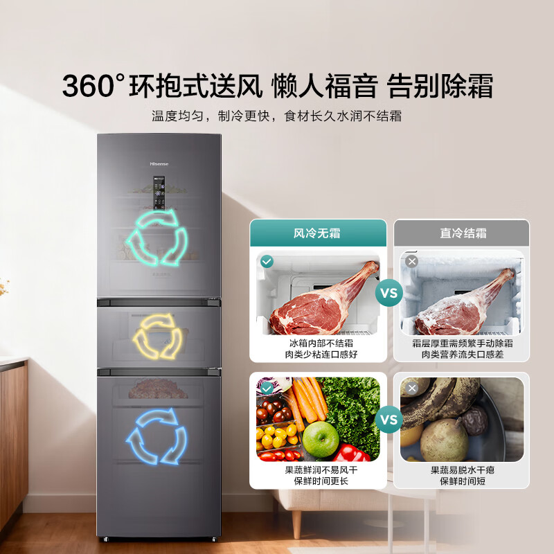 海信BCD-273S2RNKQD冰箱图片