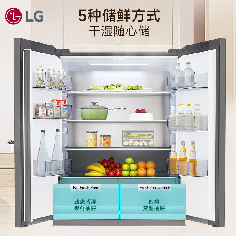 LG-F515GDHBAM冰箱图片