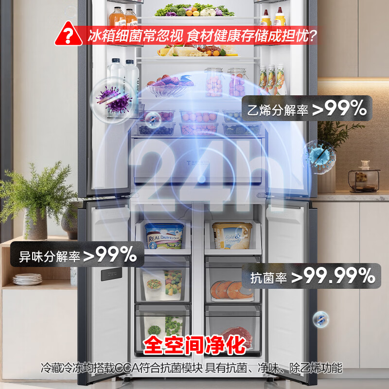 容声BCD-410E30CZLAD冰箱图片
